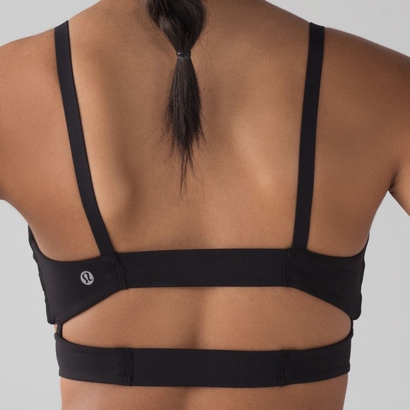 Lululemon Lean In Bra ✧ Black ✧ Size 8 - Picture 2 of 7